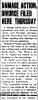 Damage action filed 1946 Damage action filed 1946