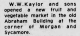 W. W. Kaylor opens fruit stand 1931. W. W. Kaylor opens fruit stand 1931.