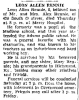 Obituary: Leon Allen Rennie 1929